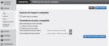 L'export comptable est disponible